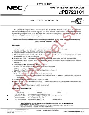 UPD720101F1-EA8-A datasheet  